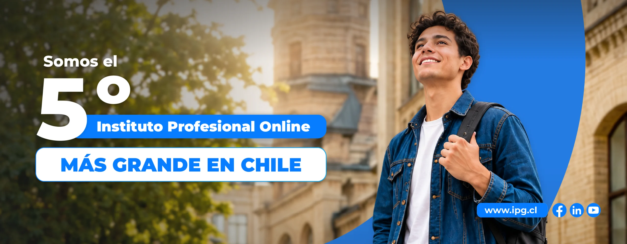 Somos el 5° Instituto Profesional Online más grande de Chile